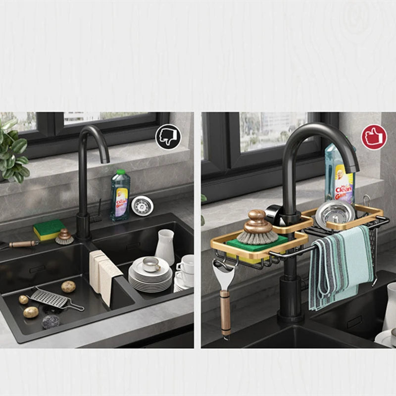 Escorredor de Aço Inoxidável para Torneira