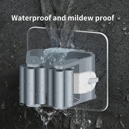 Acessório Autoadesivo Organizador de Vassouras para Cozinha e Banheiros