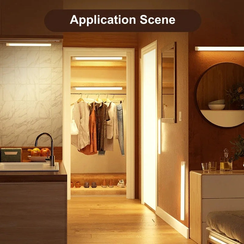 Luz LED Com Sensor Recarregável