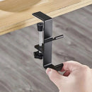 Gancho organizador ajustável.