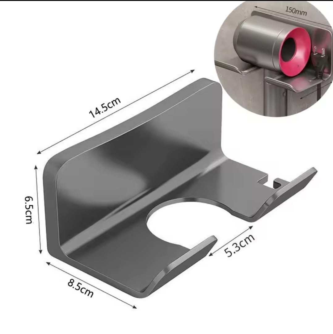 Suporte de Parede Para Secador de Cabelo